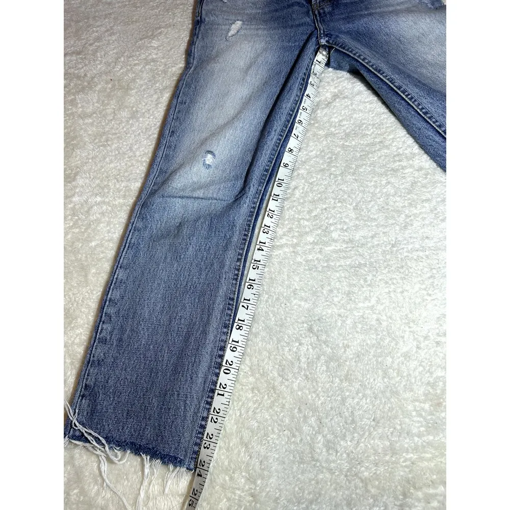RARE NWOT Current/Elliott‎ Blue Patterned Jeans Size 25 - Image 6