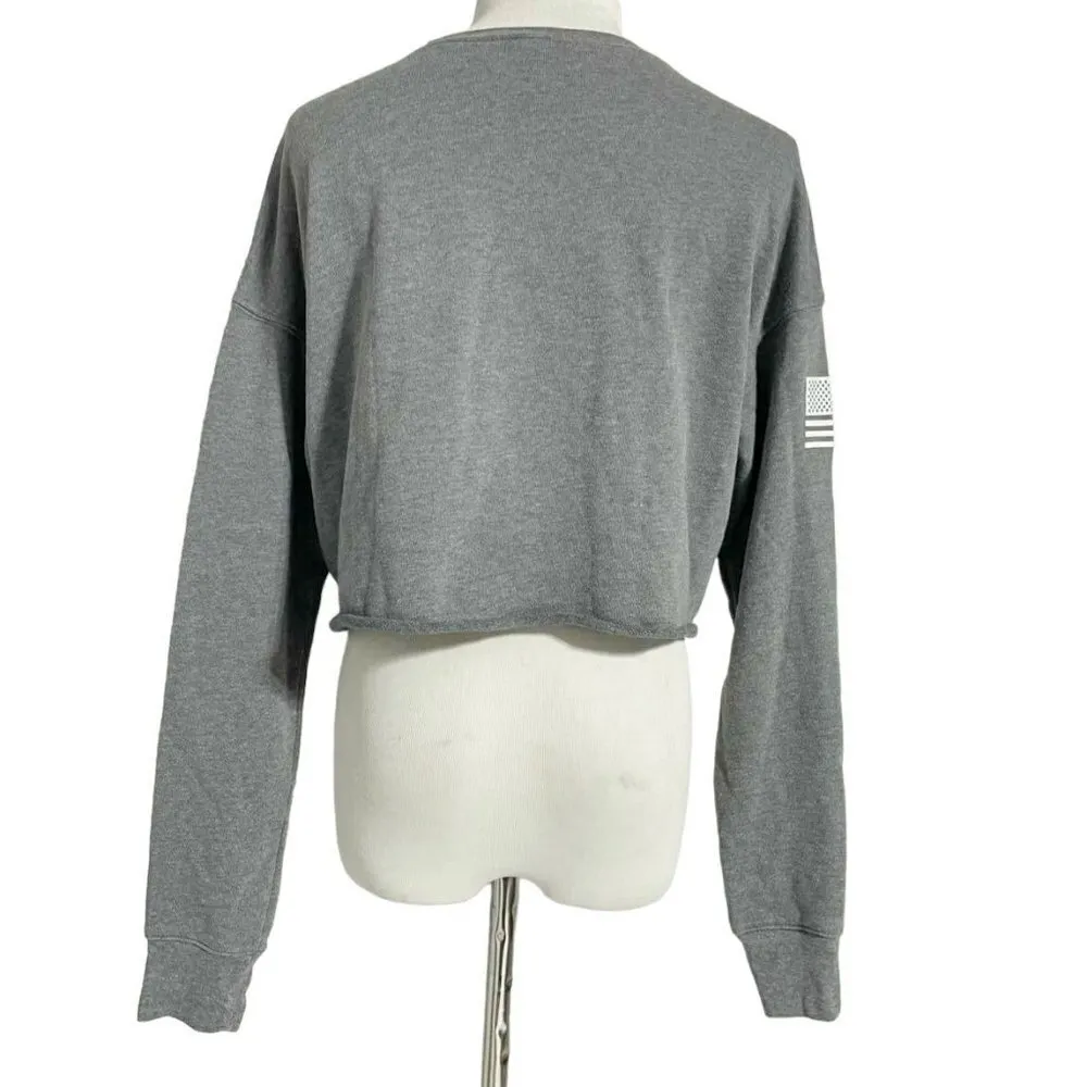 Onzie S/M Top Pullover Sweatshirt Cropped USA - Image 3