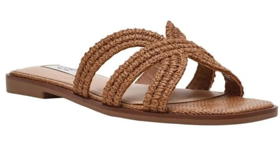 Steven By Steve Madden Harpo Raffia Sandals Slides Women’s Size 9 - Image 1