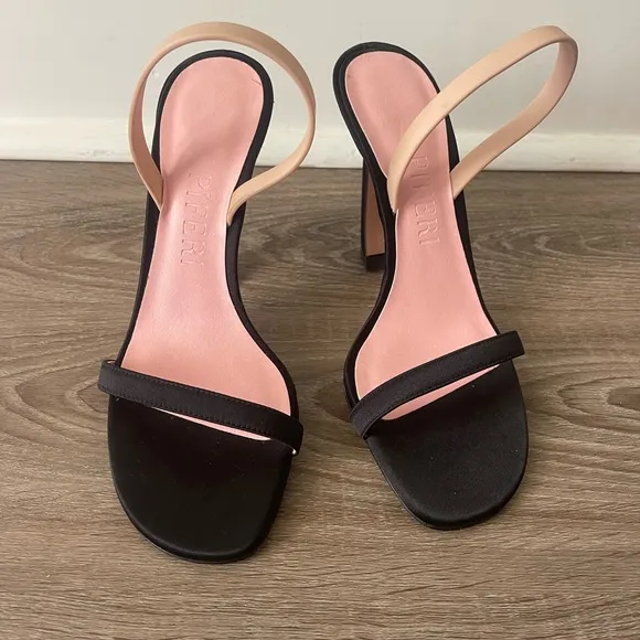 Piferi‎ Ginevra Satin Pumps Black Size 6 - Image 4