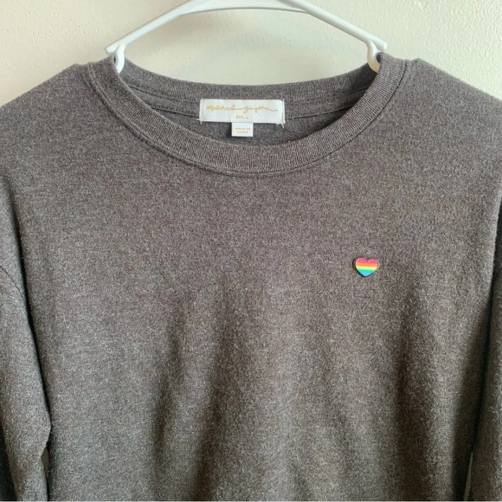 Spiritual Gangster Vintage Black Amour Savasana Crewneck Sweater - Image 5