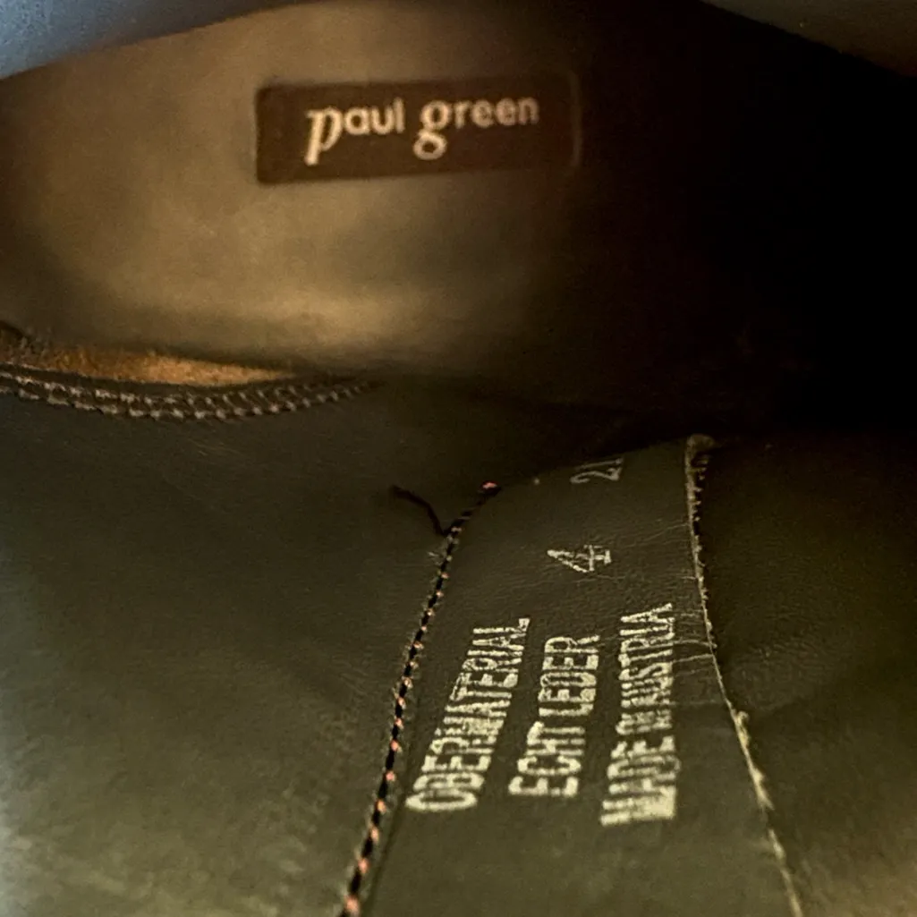 EUC Paul Green Leather Sicily Ankle Boots Deep Red Size 6.5 - Image 7