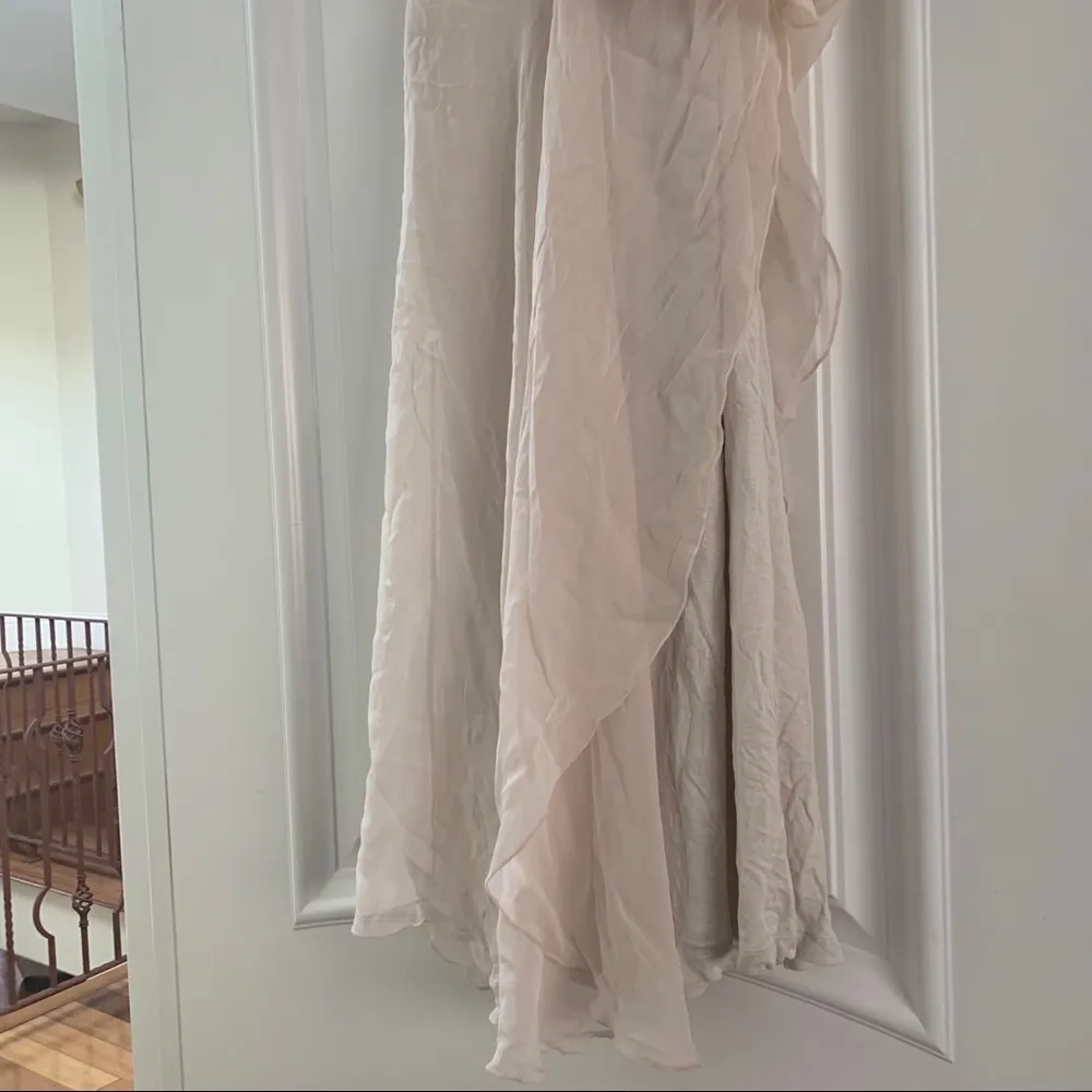 Alice + Olivia | One Shoulder Flow Dress Baby Pink - Image 10