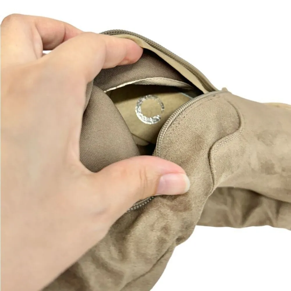 Journee Collection Over The Knee Boots Size 6 Vegan Leather Block Heel Round Toe - Image 8