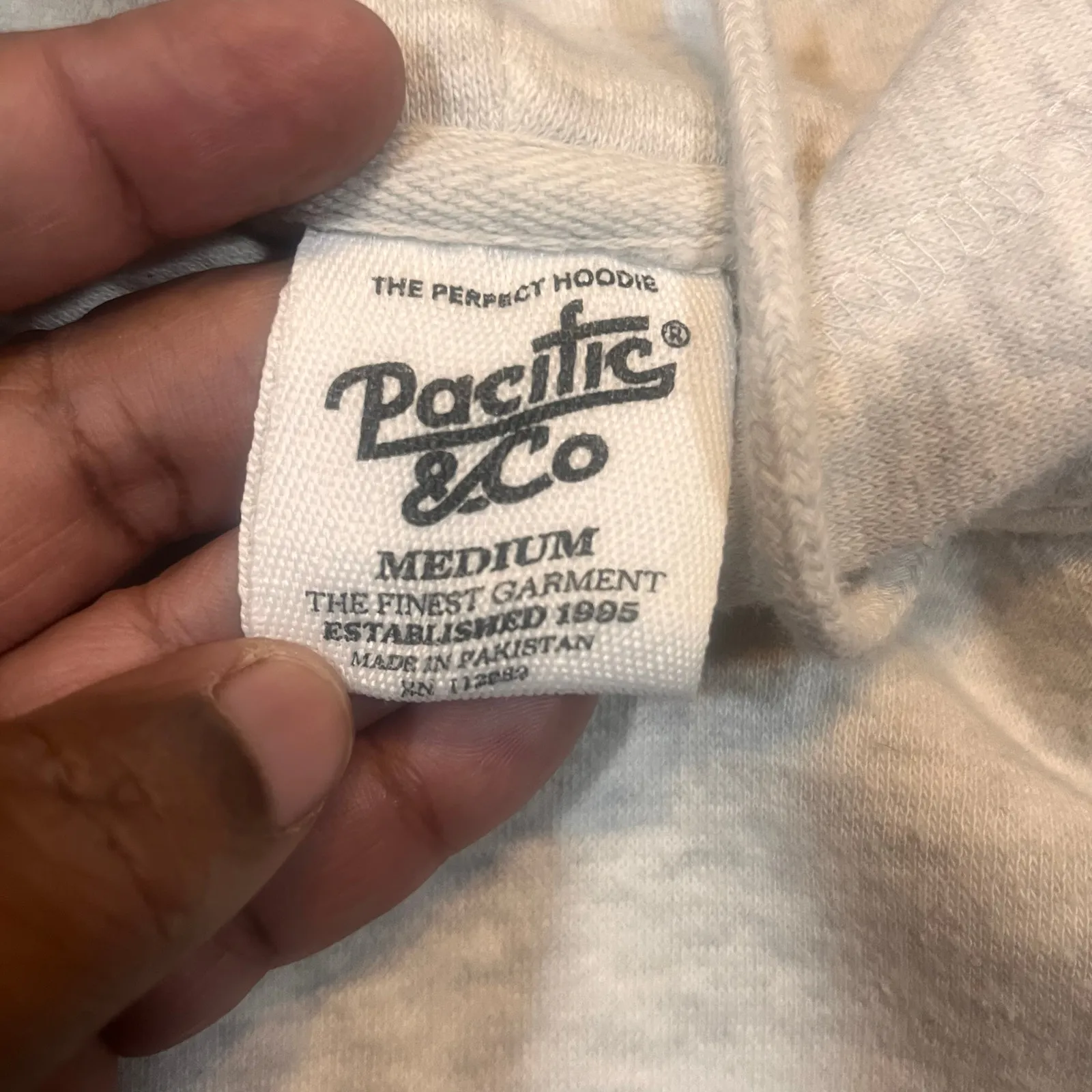 Pacific & Co Women Medium Orlando Florida Gray Long Sleeve Hoodie‎ Sweater - Image 4