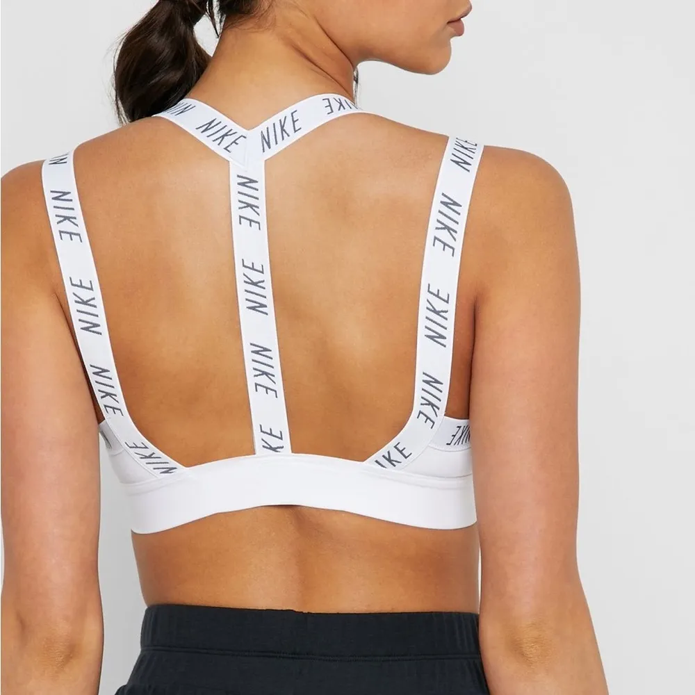 NWT  Women's Indy Open-Back Low-Impact Sports Bra White, M - Image 2