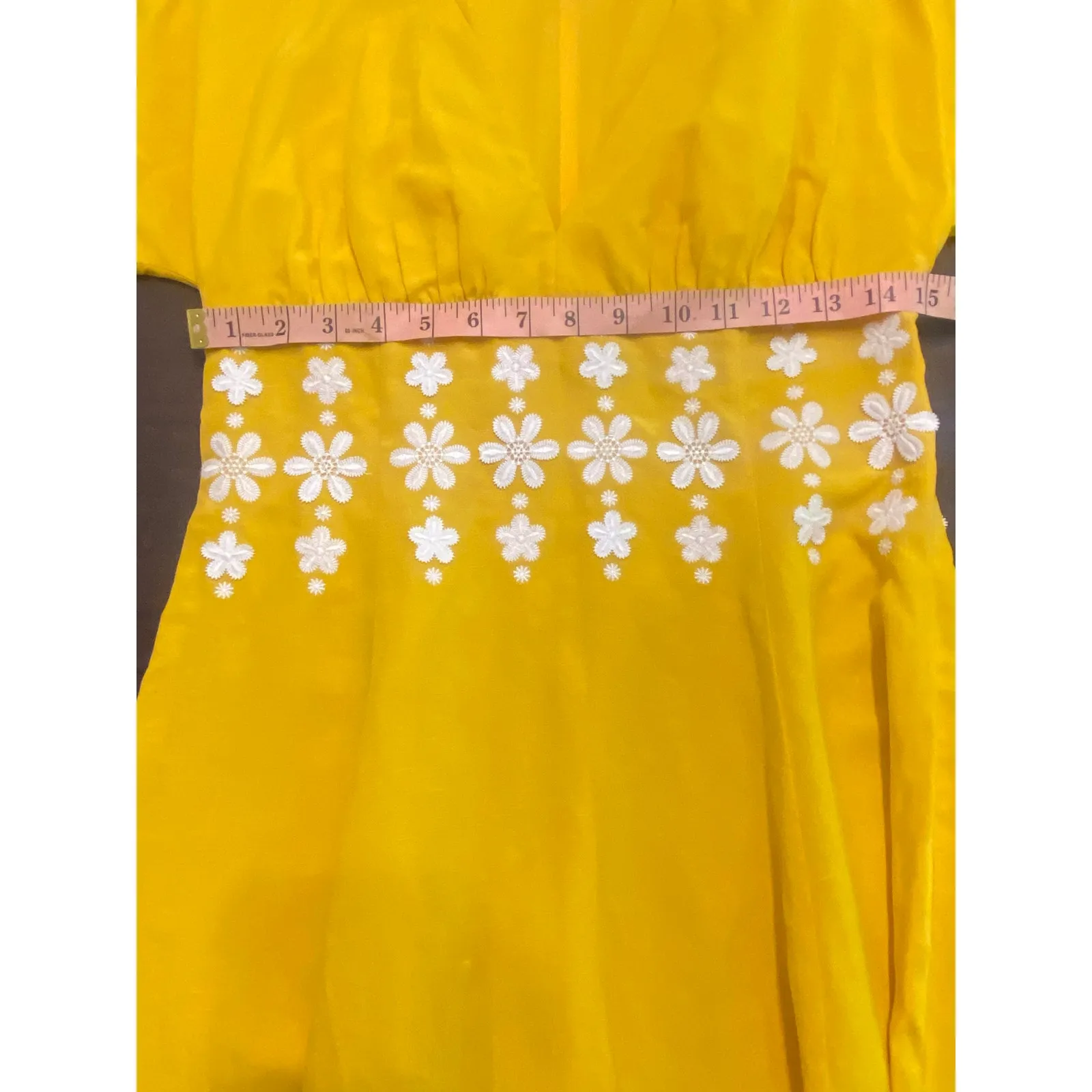 Kate Spade Daisy Embroidered Fit and Flare Dress‎ Size 4 Trad Coquette Luxury - Image 5