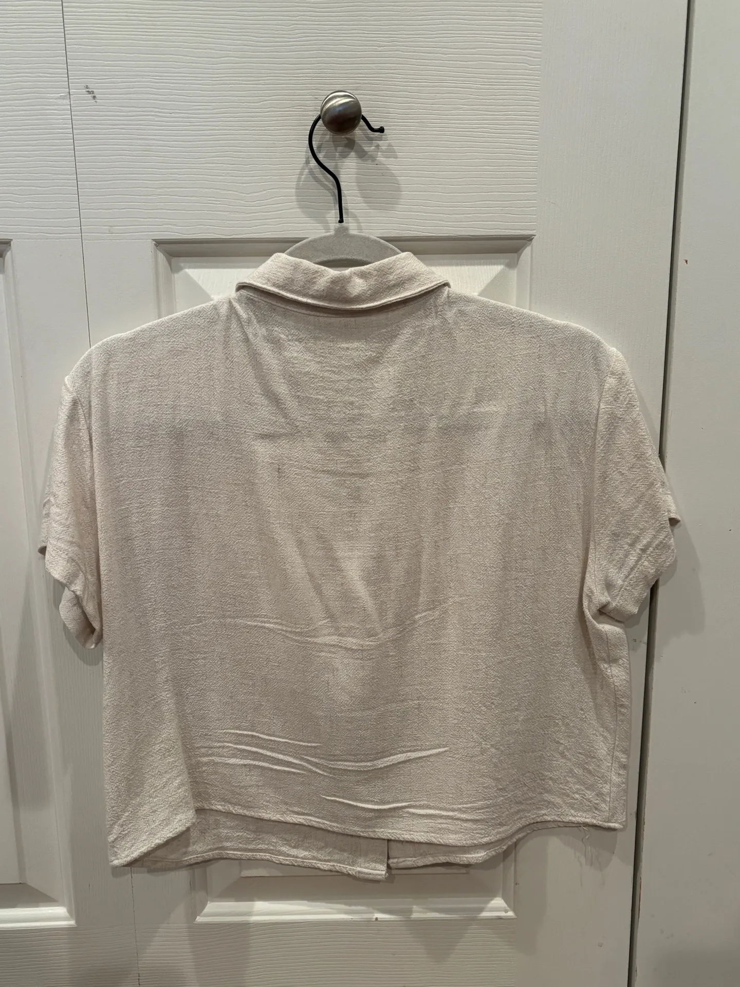 Cropped Beige Top - Image 2