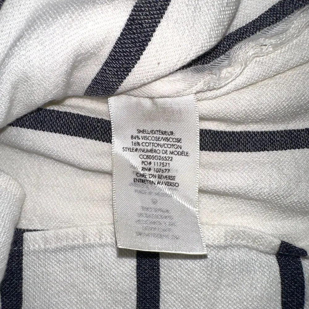 Alice + Olivia Payton Stripe V-Neck Sleeveless Button Down Belted Dress 8 - Image 6