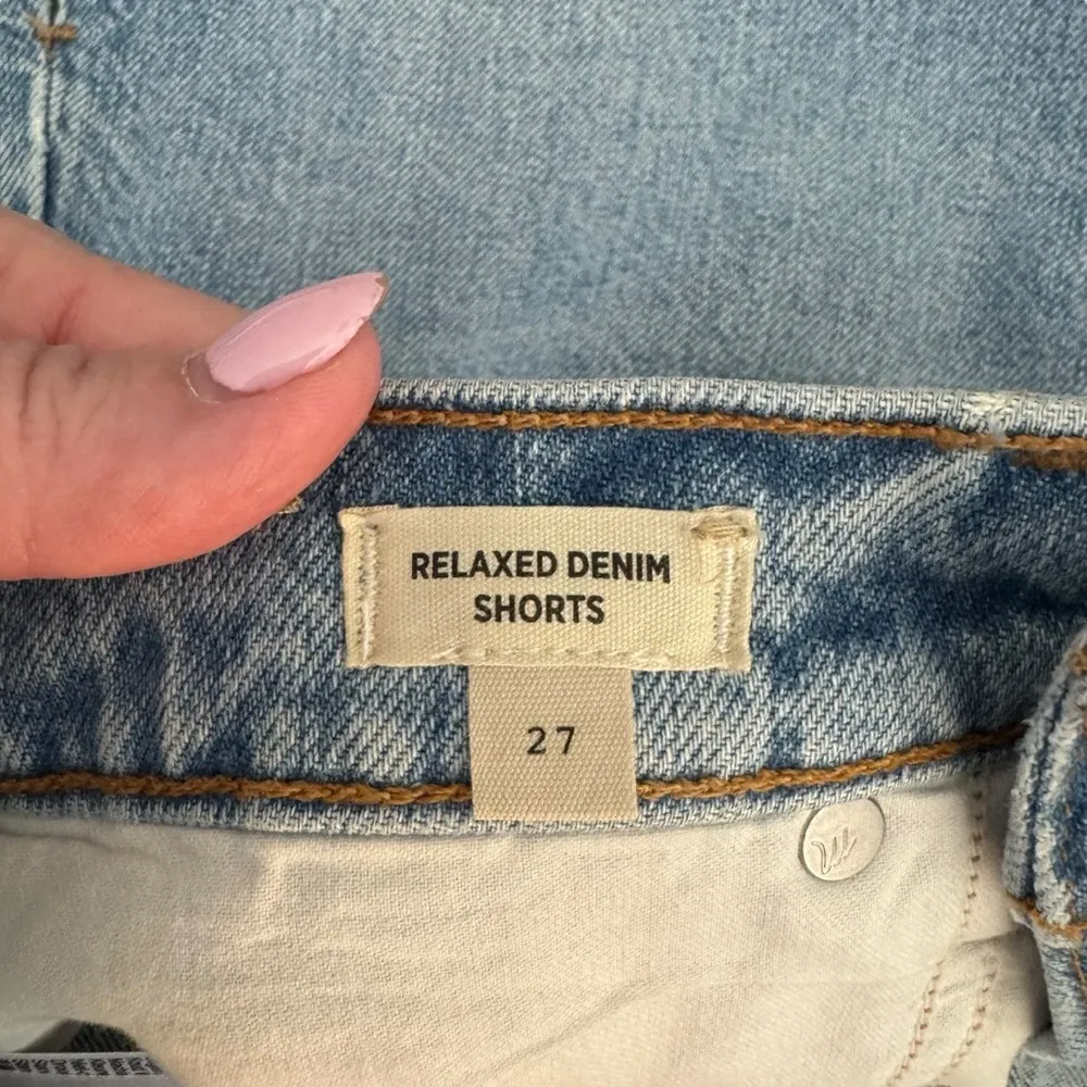Madewell - Relaxed Denim Shorts in Madera Wash: Side-Slit Edition Sz 27 - Image 8