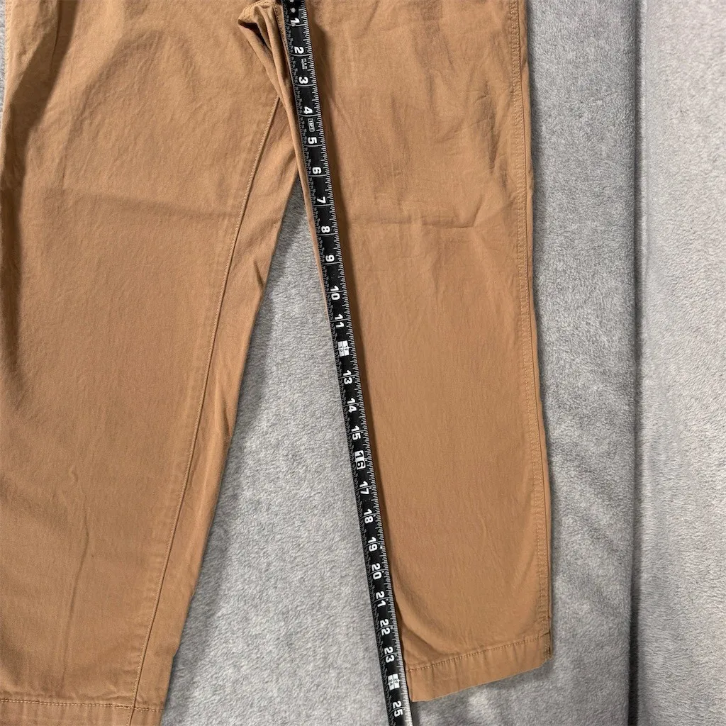 Gap Chino Pants Womens Size 6  Stretch Straight Leg Mid Rise Khaki - Image 7