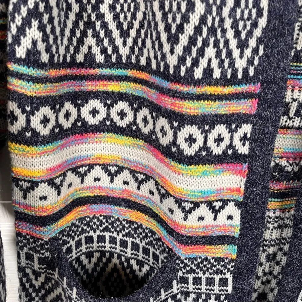 Monteau Hooded Open Cardigan Sweater Sz XS - Image 8