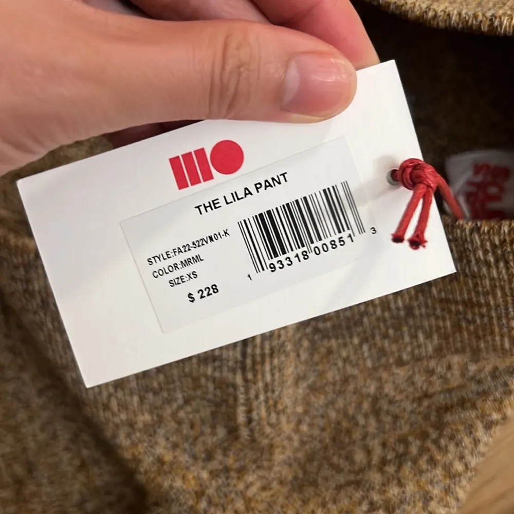 NWT Solid & Striped  The Lila Pant in Marigold Multi - Image 6