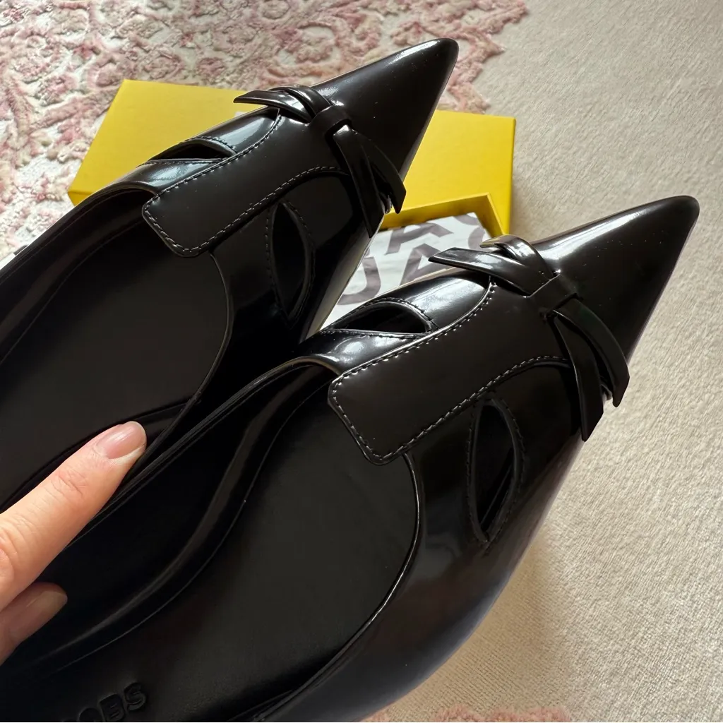 Marc Jacobs THE KAT BALLERINA in Black Size 37 NEW - Image 13