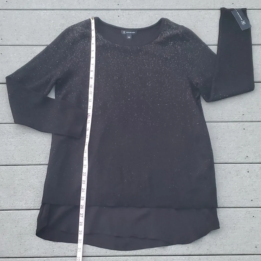 INC NWT  Metallic Layered Sweater - Image 12