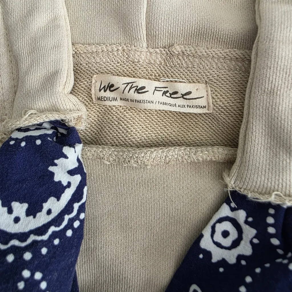 Free People NWOT Backyard Hoodie M - Image 6