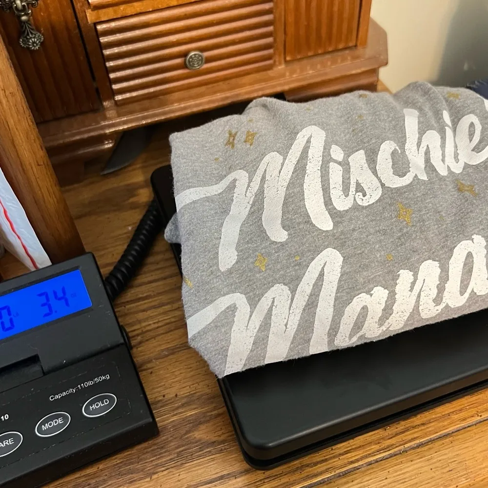 Harry Potter Mischief Managed Cropped T Shirt Juniors XL Gray Raw Hem - Image 8