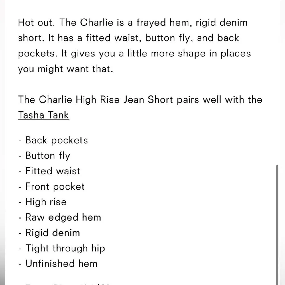 NWT Reformation Jean Shorts Cutoffs High Rise Raw Hem Embroidered Flowers 30 - Image 8