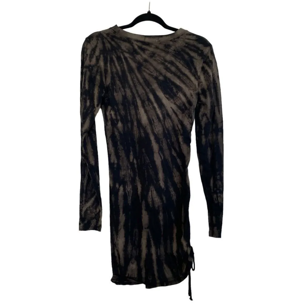 PAM & GELA Tie Dye Twisted Dress Revolve Brown Size Extra Small - Image 3