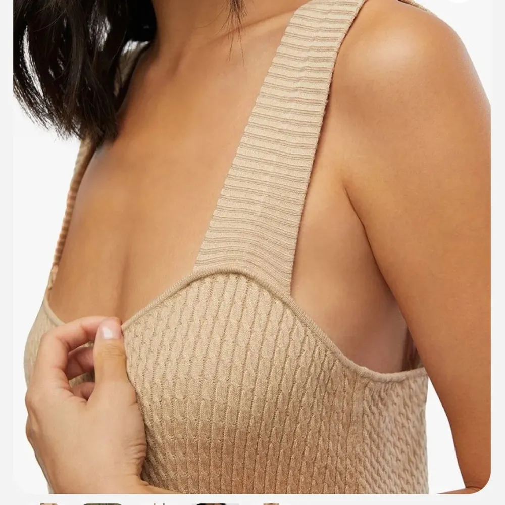 Weworewhat Wide Leg Cable Knit Jumpsuit size M NWT - Image 5