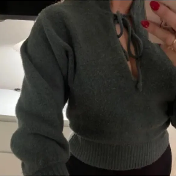 ZARA *NWT* Women's Green Sweater - Image 7
