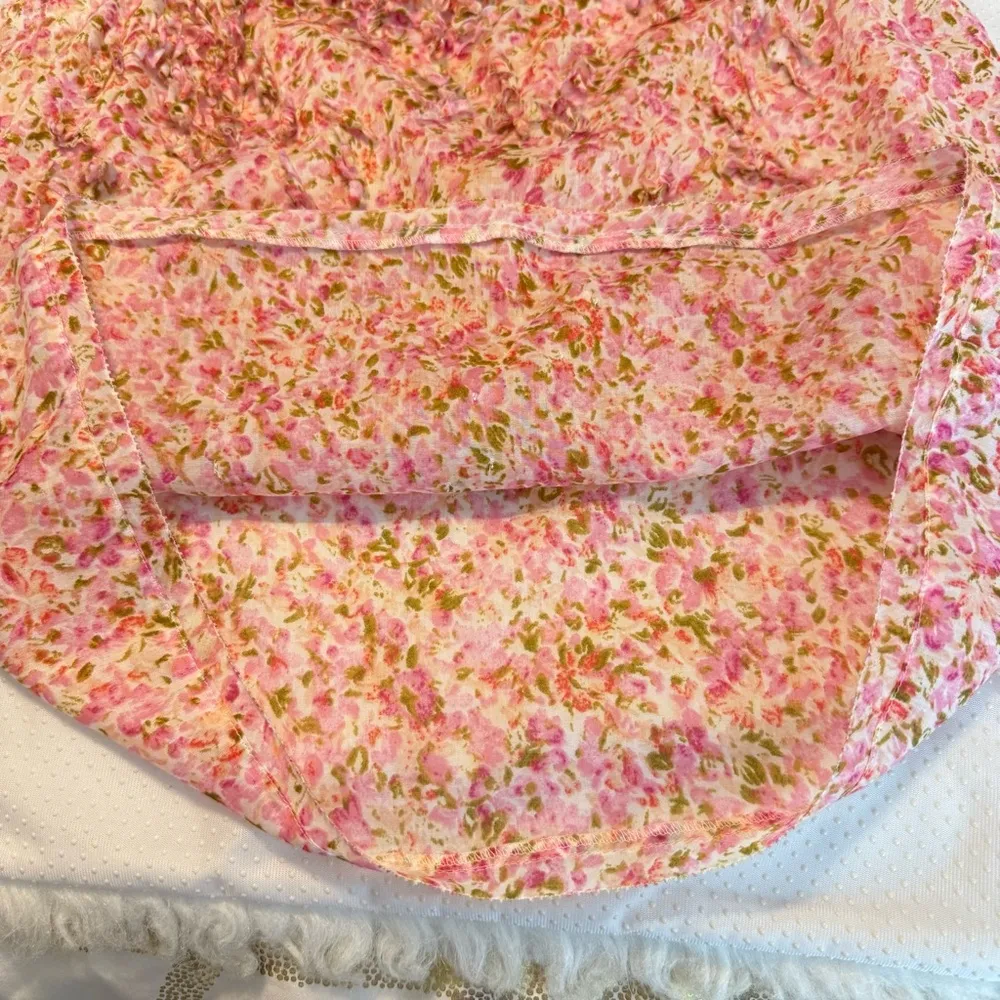 Talbots Petites 3D Floral Blouse Tank Top Women’s Sz 8P Cottagecore Feminine - Image 7