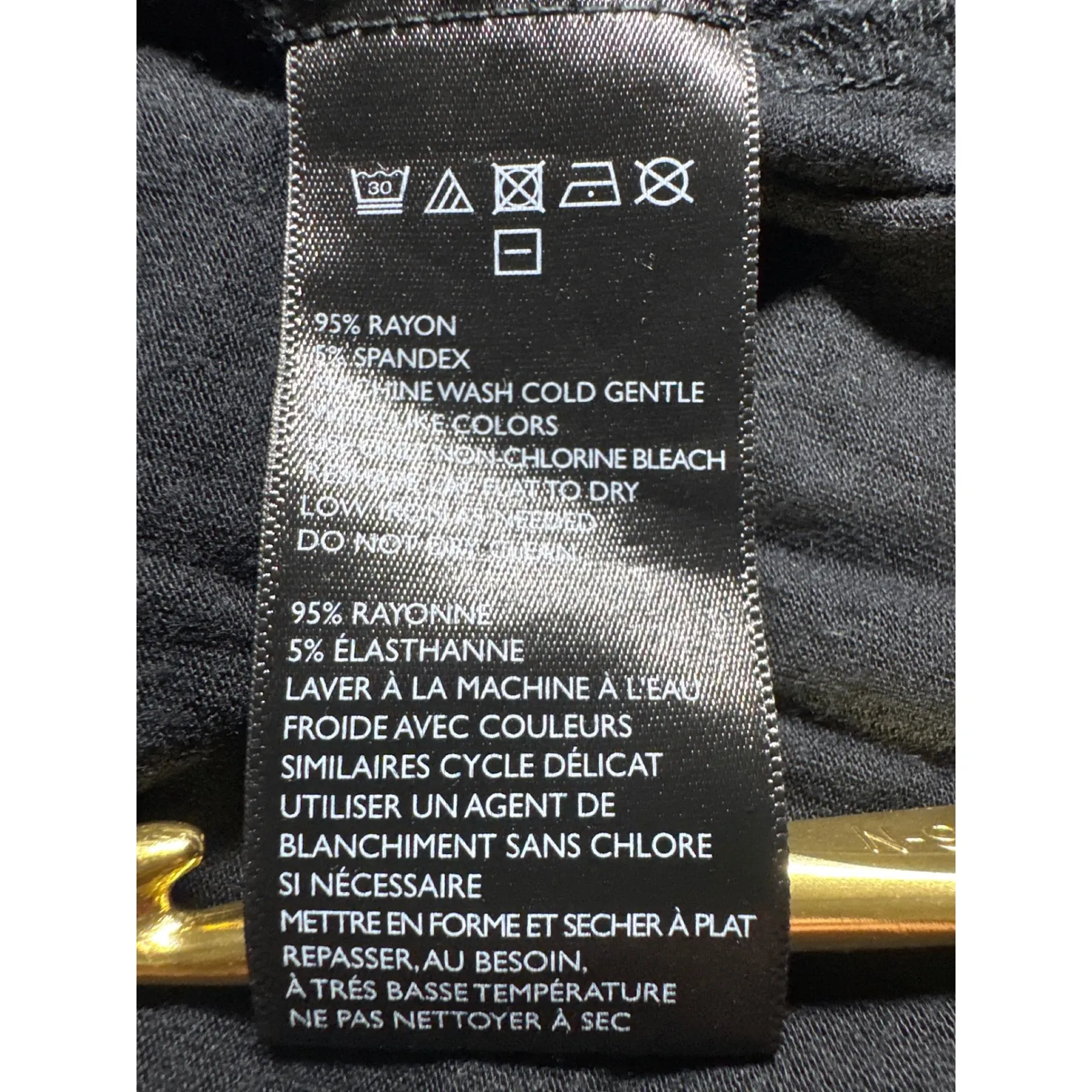 Free People Black Deep V Neck Short Sleeve Thong Bodysuit L Made in USA - Image 5