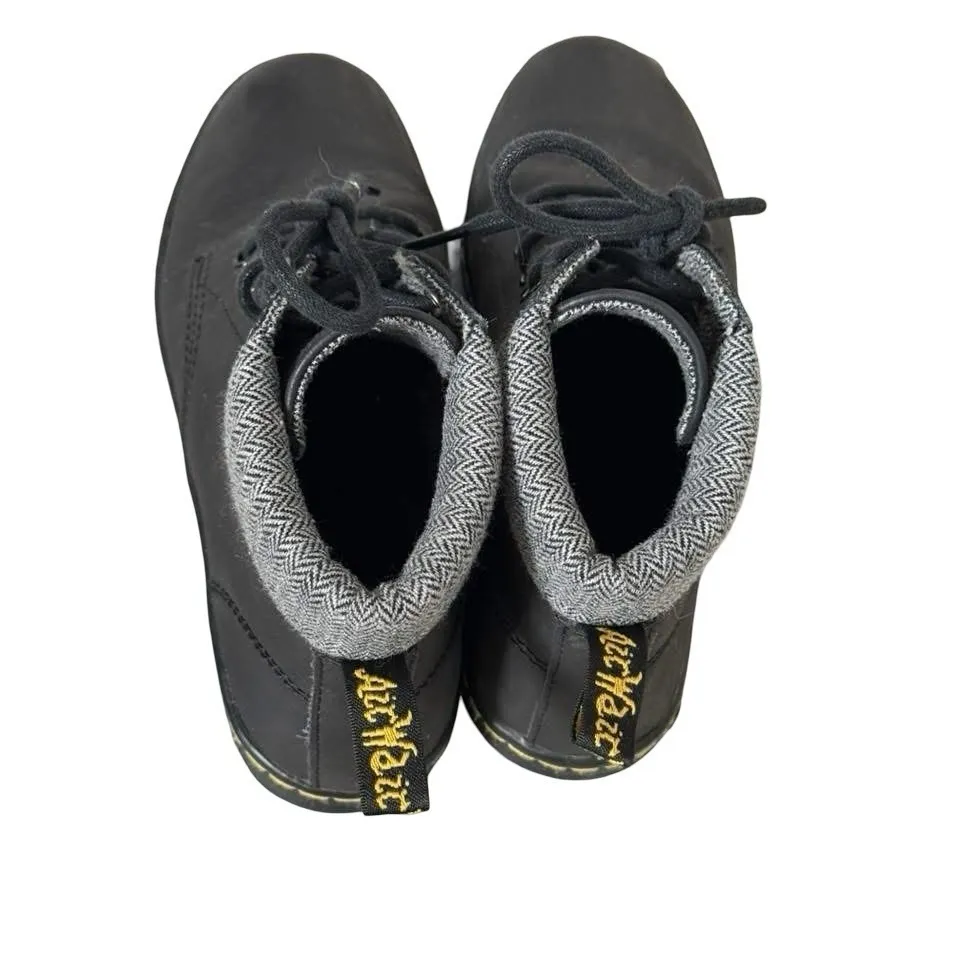 Dr. Martens Maelly Air Wair Bouncing Soles Padded Collar Boots Black Womens 6 - Image 2