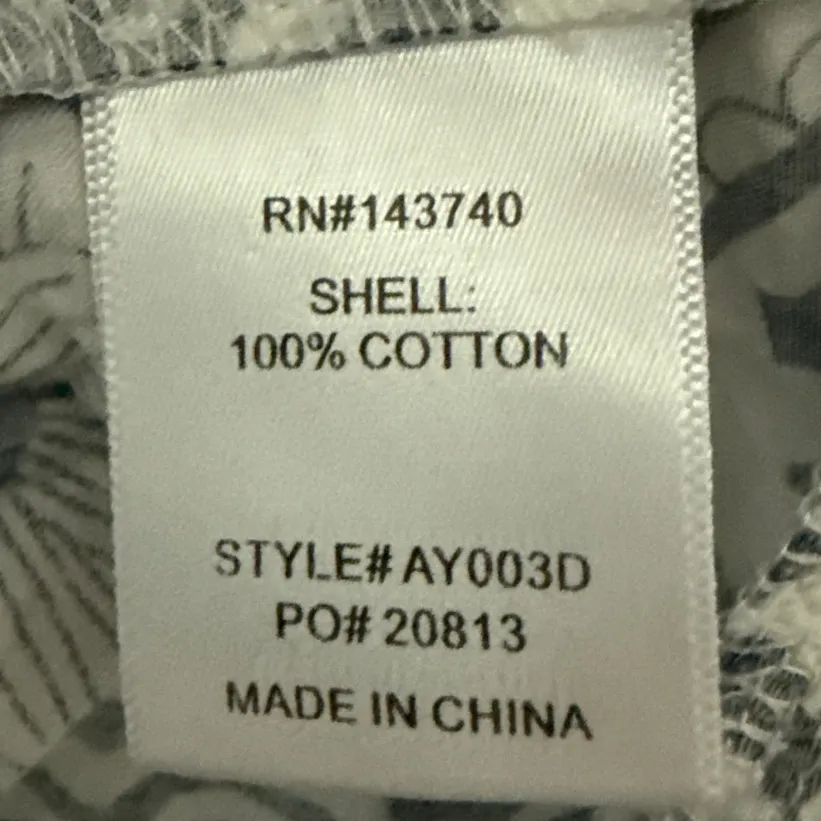 Tuckernuck Hycanith House Thea Tiered Mini Poplin‎ Dress Navy White Size Large - Image 11