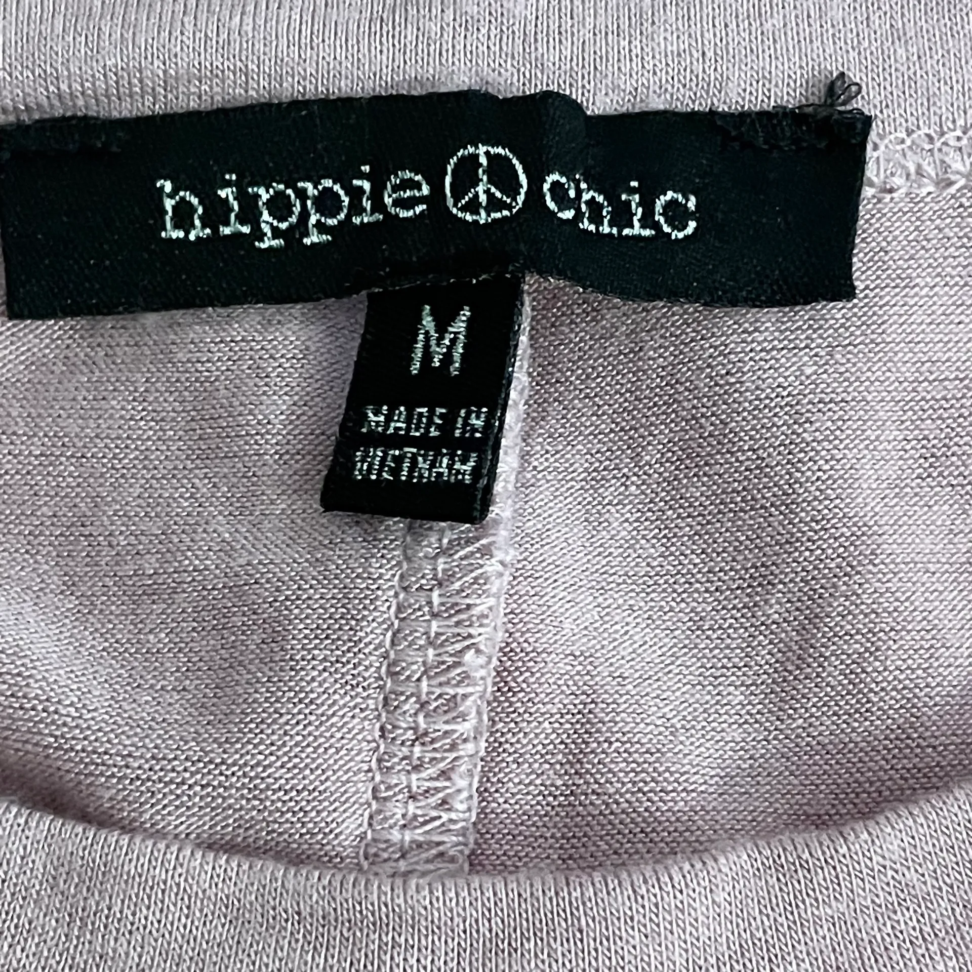 Hippie Chic Pink Sleeveless Croptop With Blessed In Rose Gold Size Medium - Image 11