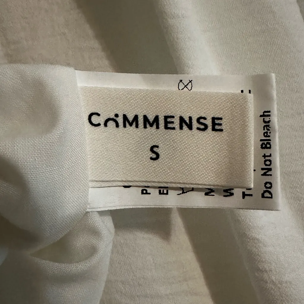 Commense Corset Midi Dress Coastal Cowgirl Milkmaid Cottage White Size Small - Image 12