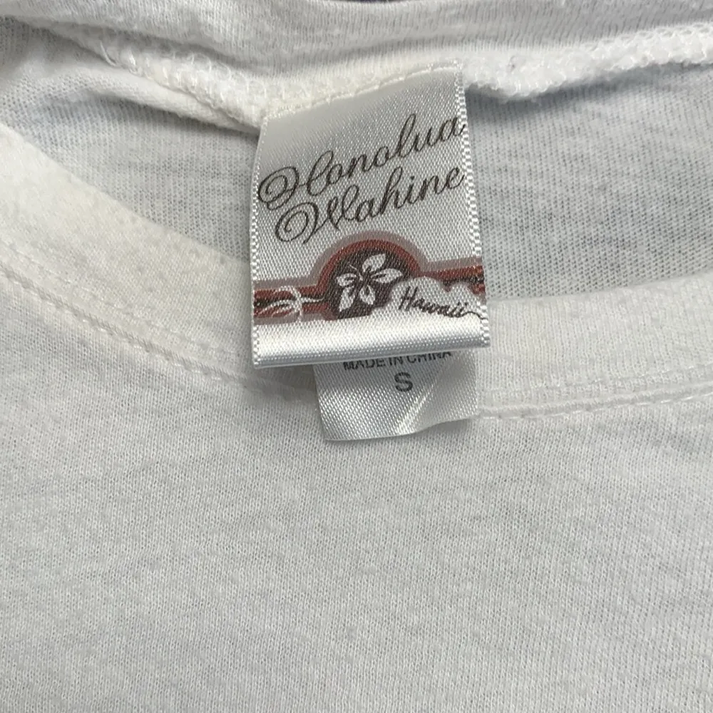 Honolua Wahine White Color Hawaii Cotton T - Image 5