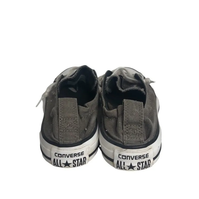 Converse All Star Chuck Taylor Shoreline Slip-On Sneakers Size 6 Grey-Brown - Image 12
