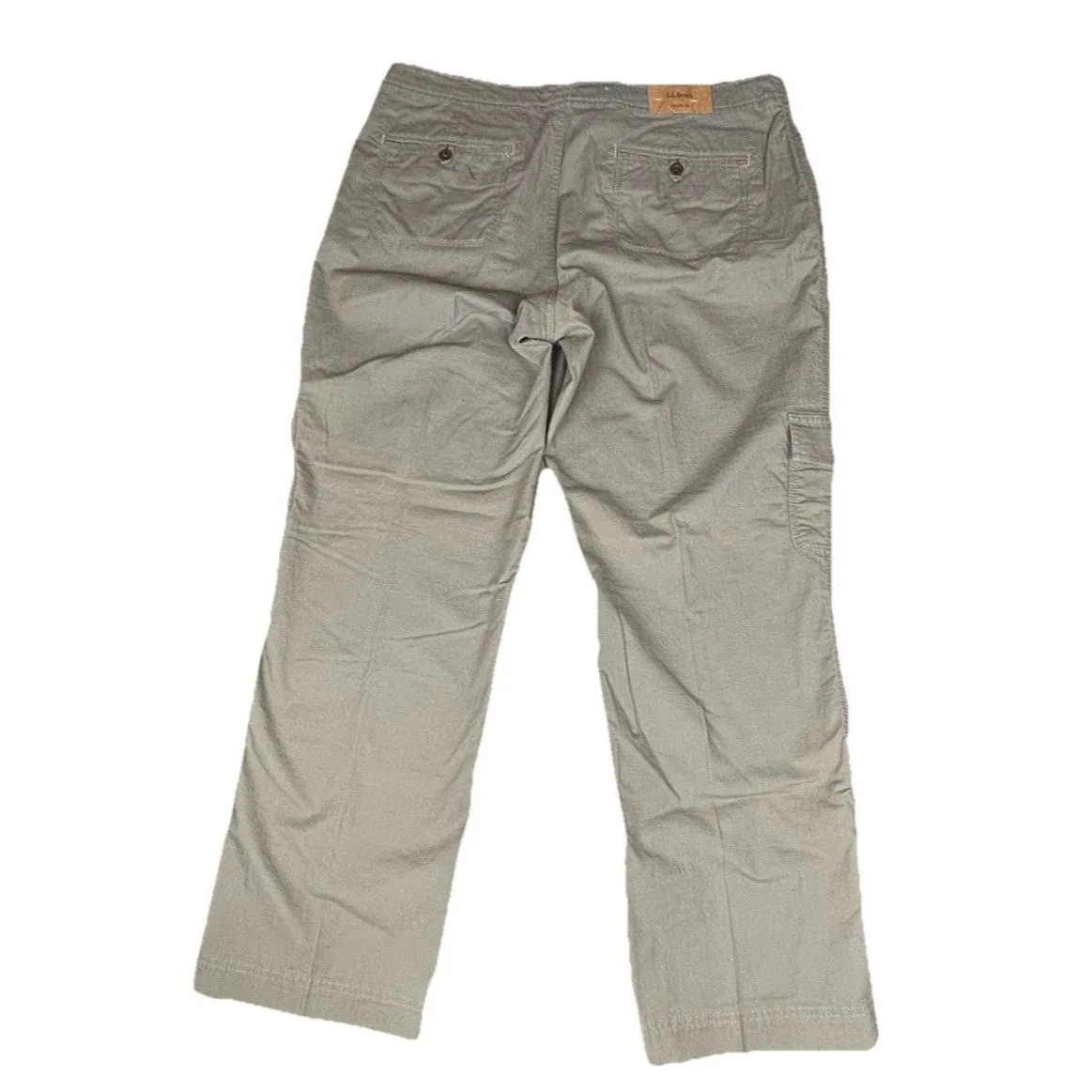 NWT Women Size 14 Gorp Utility Hiking LL Bean Olive Favorite Fit Pants Green - Image 3