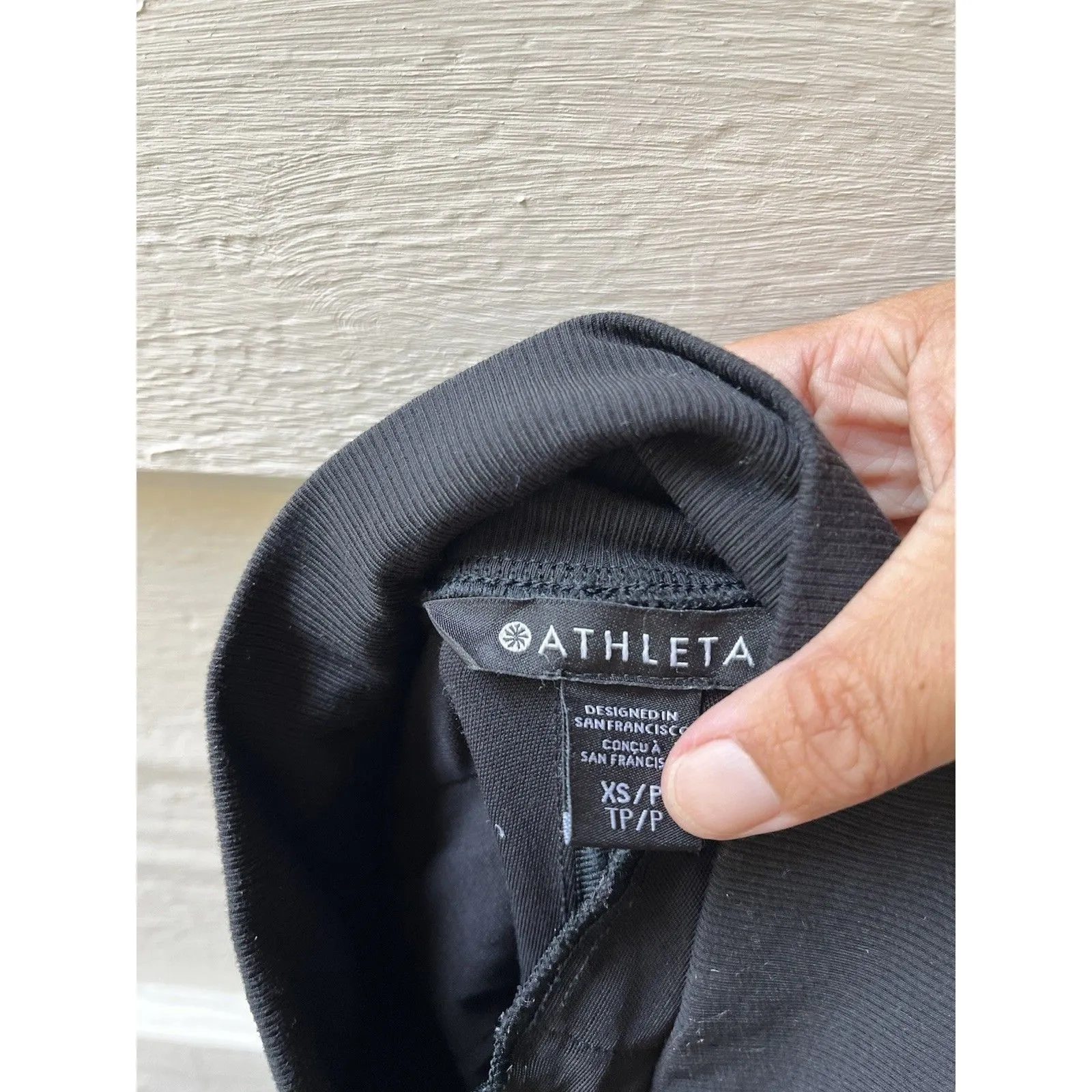 Athleta Venice High Rise Jogger Athletic Pants Gym Athleisure XS Black Color - Image 2