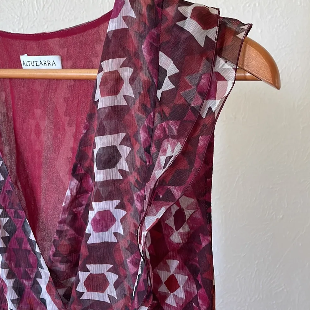 Altuzarra stunning silk crepe v - Image 4