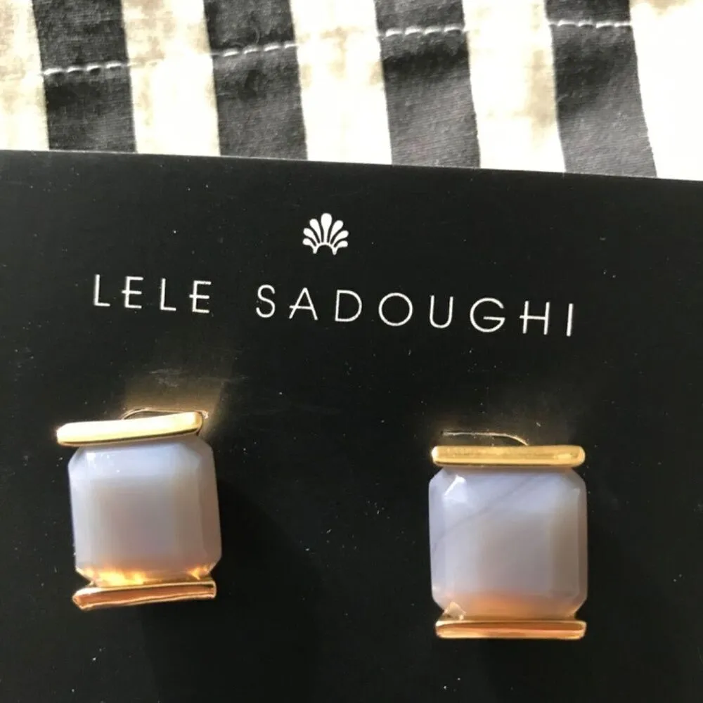 NWOT Lele Sadoughi set of earrings ring set - Image 4