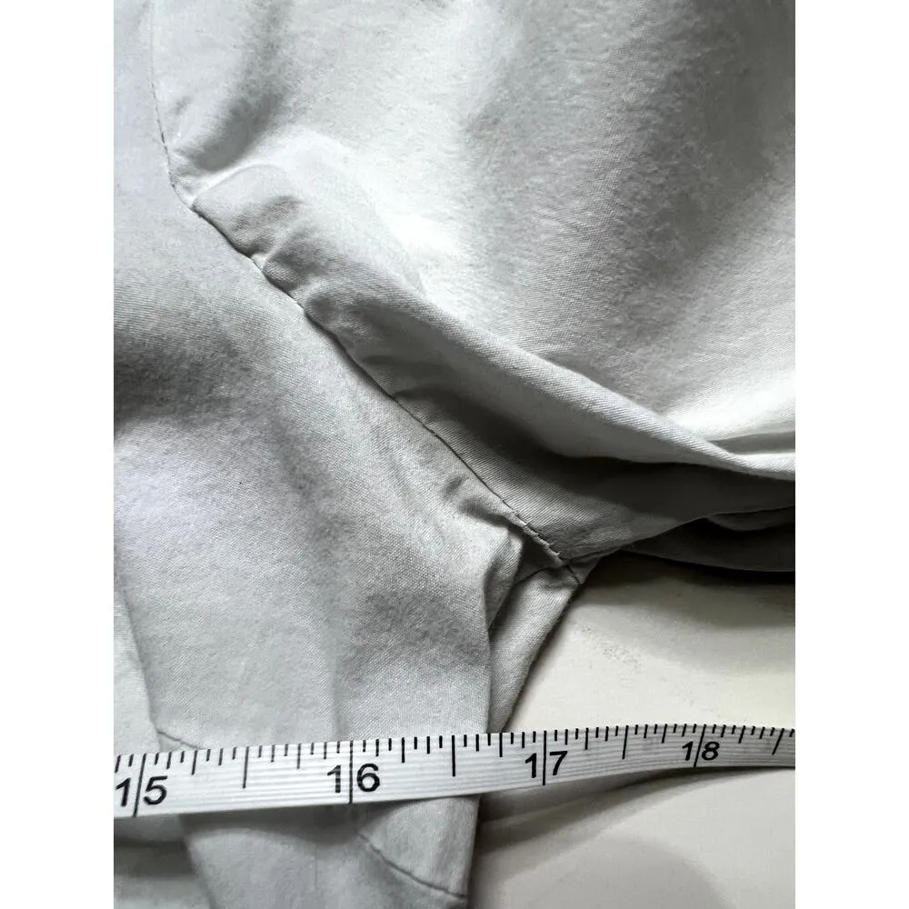 Mono B Size Medium Button Down White Corpcore Top with Bow Tie Back Preppy Girly - Image 9