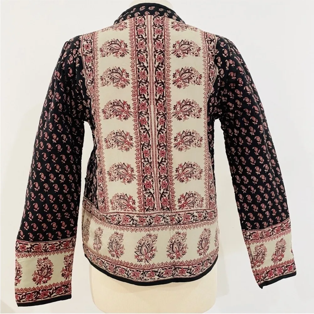 Calypso St. Barth silk quilted jacket EUC - Image 3