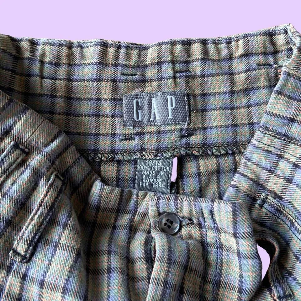Vintage 90s GAP Plaid Pencil Skirt 🔥 - Image 3