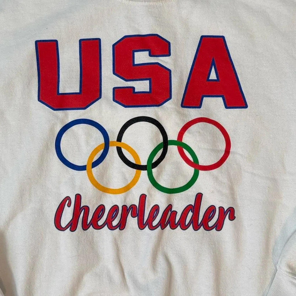 USA Olympics Cheerleader Sweatshirt - Image 2