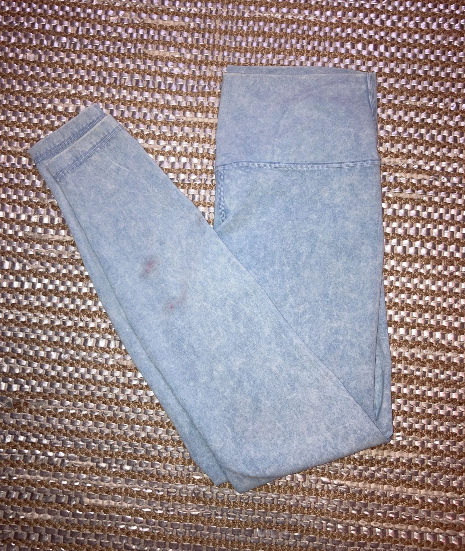 Lululemon Blue Lulu Leggings - Image 4