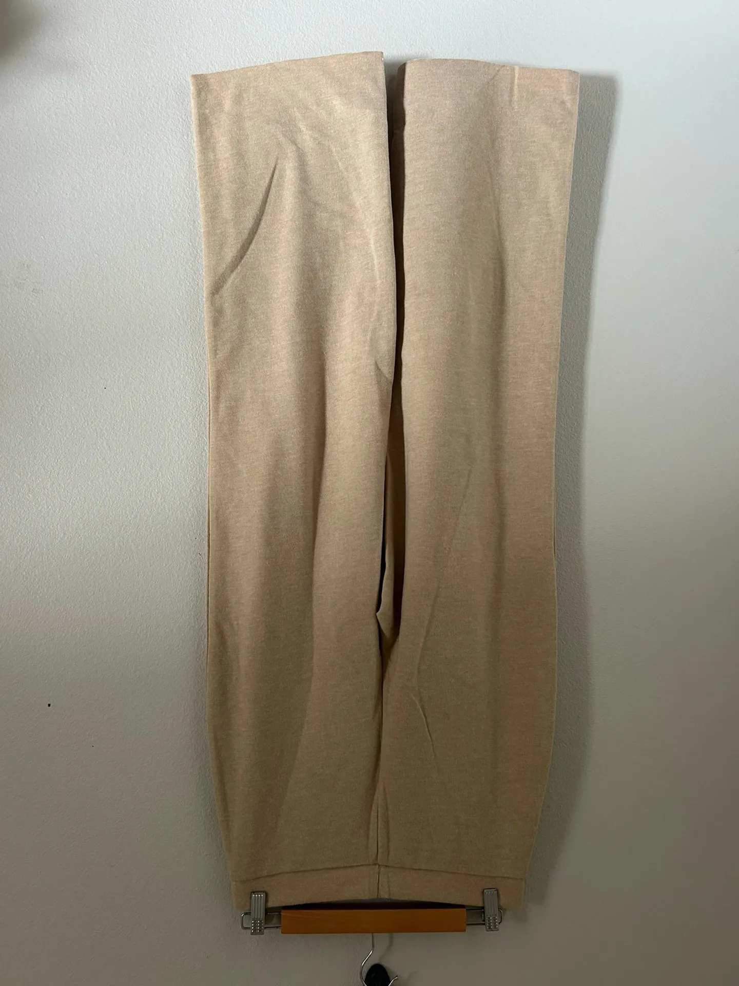 Latte Raw Hem  wide leg sweatpants by Double Zero New medium  - Image 2