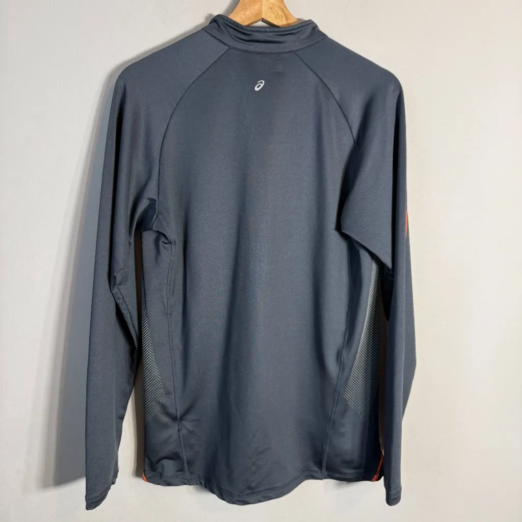 Asics 1/4 Zip Pullover Jacket Women's Medium Gray Active Outdoor Workout Running - Image 12