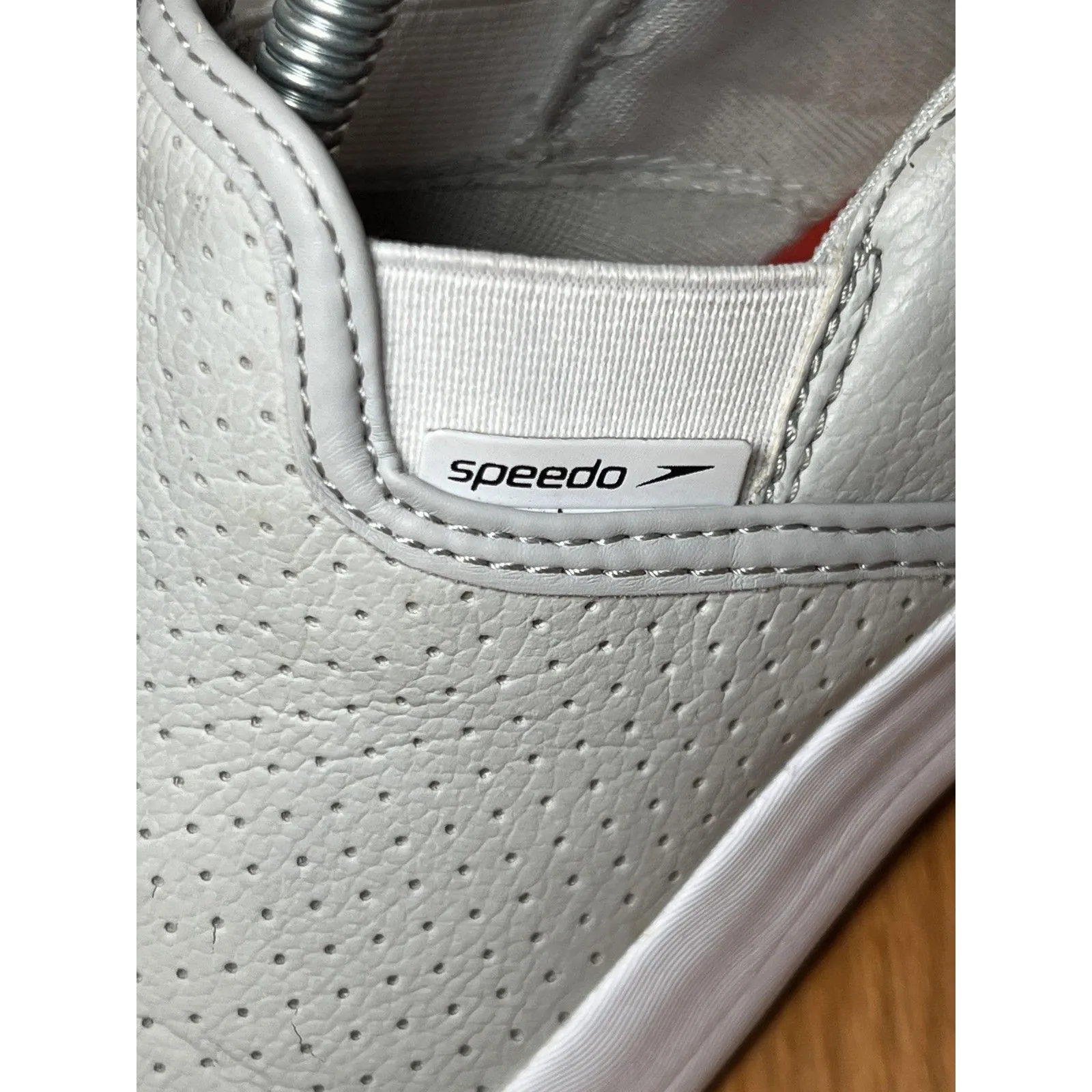 Speedo Shoes Womens Size 6 Gray Slip On Perforated Water Pool Comfort Sneakers - Image 4