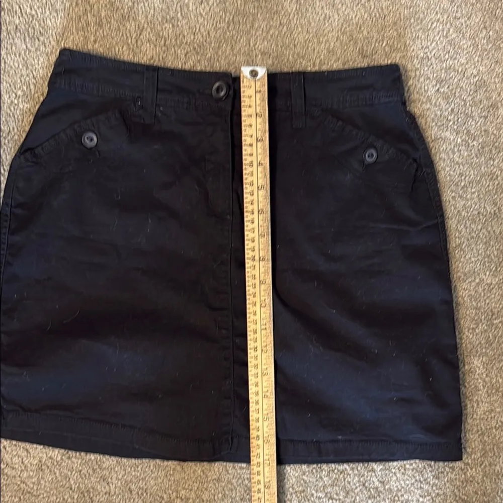 Croft & Barrow Black Mini Skorts Casual - Image 7