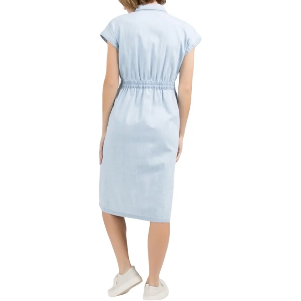 POL Chambray Denim Prairie Dress - Image 2