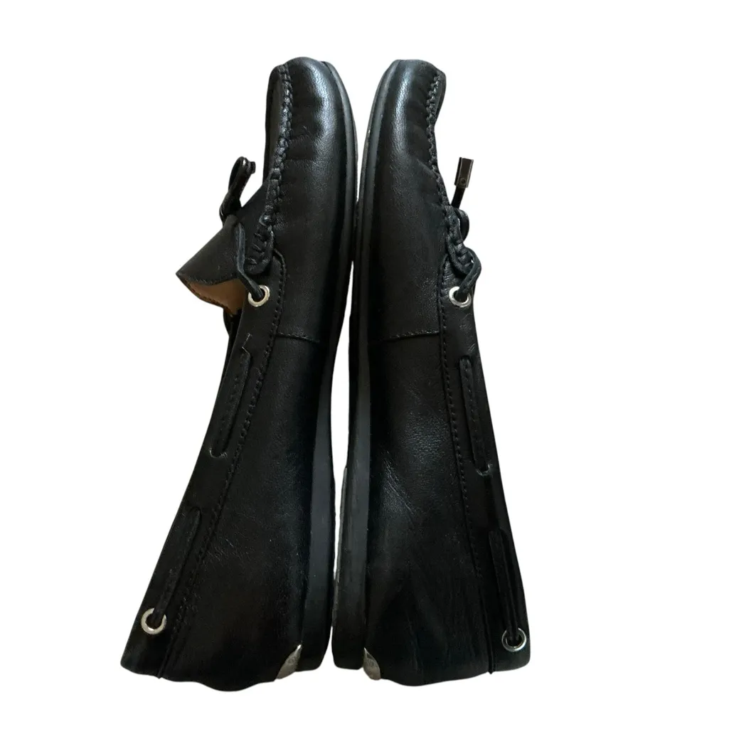 Michael Kors women’s black moc driver shoes tassel slip on loafers size 8 flats - Image 4