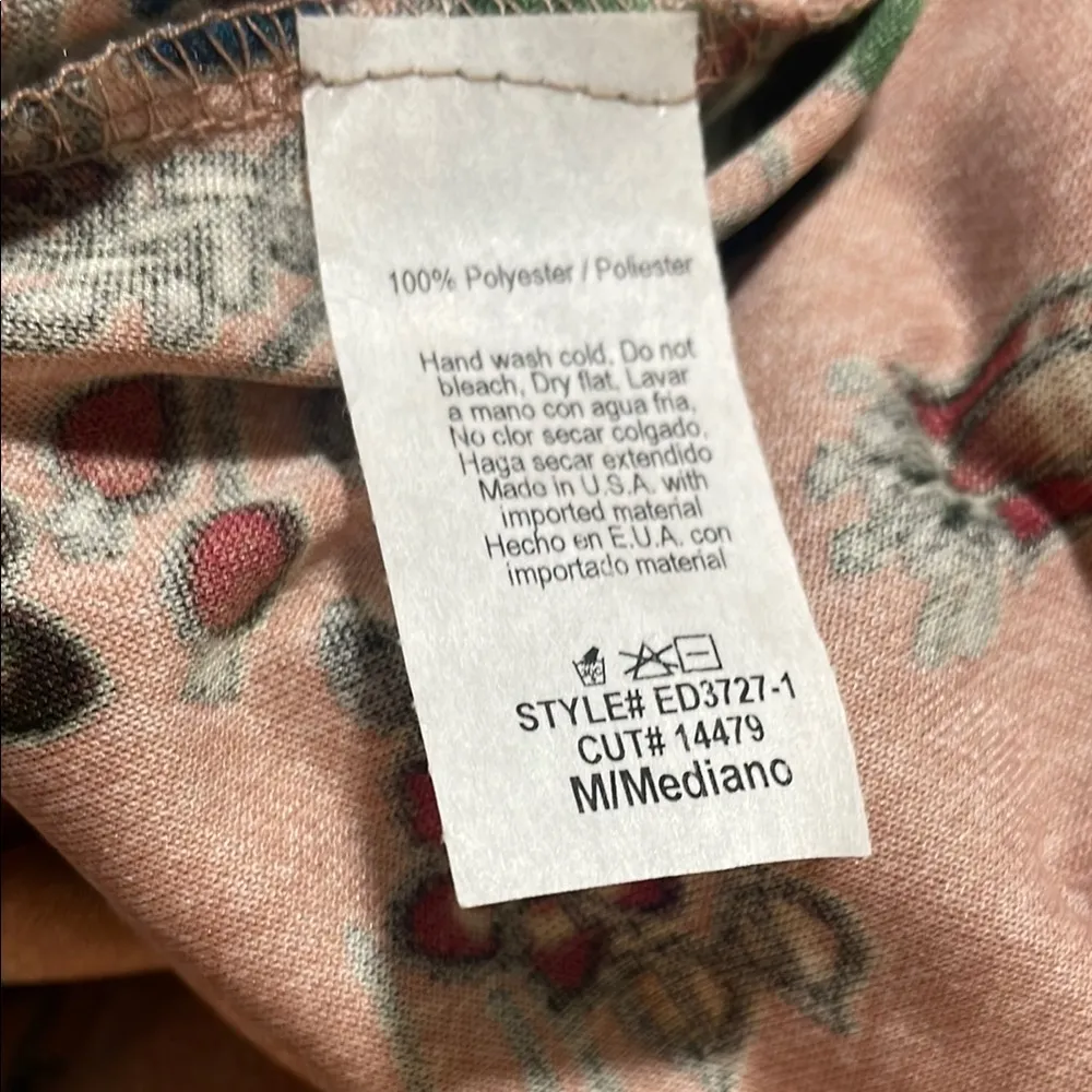 Easel Floral Pink Dress - Image 9