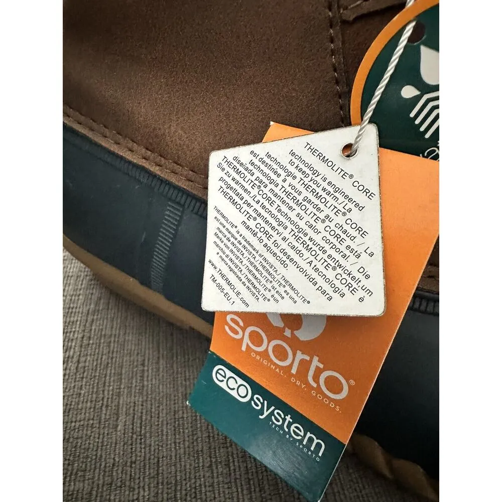 The Original Leather Sporto Genuine Duck With Faux Fur Boots Size 8 - Image 11